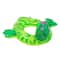 Swim Central 24" Inflatable Green Dinosaur Swim Ring Tube Pool Float